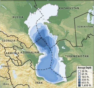 انشا در مورد دریای خزر و همسایه های آبی شمال ایران