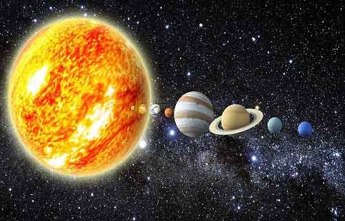 انشا انگلیسی در مورد منظومه شمسی و سیارات + ترجمه